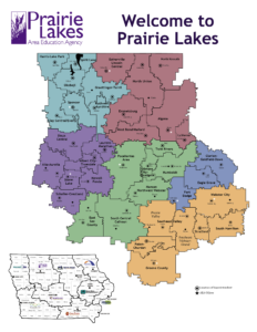 Map of PLAEA Regions 21 22