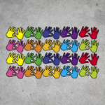 SD20 Pairs of Hands Decal