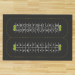 SM21 Alphabet Parking Sensory Mat