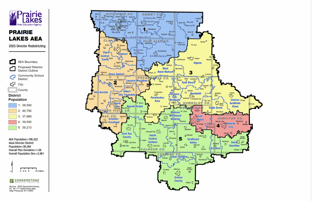 PLAEA Director District Map