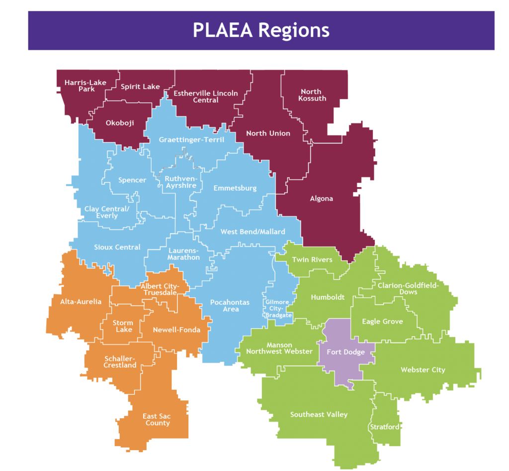 PLAEA Regions